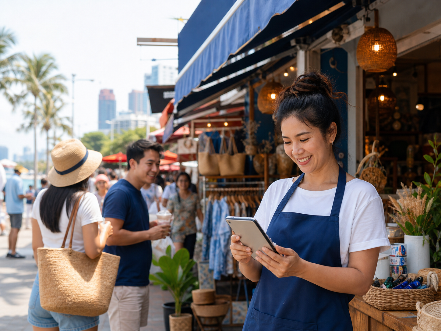 ร้านค้าและเศรษฐกิจท้องถิ่นเชื่อมกับระบบดิจิทัลของพัทยา