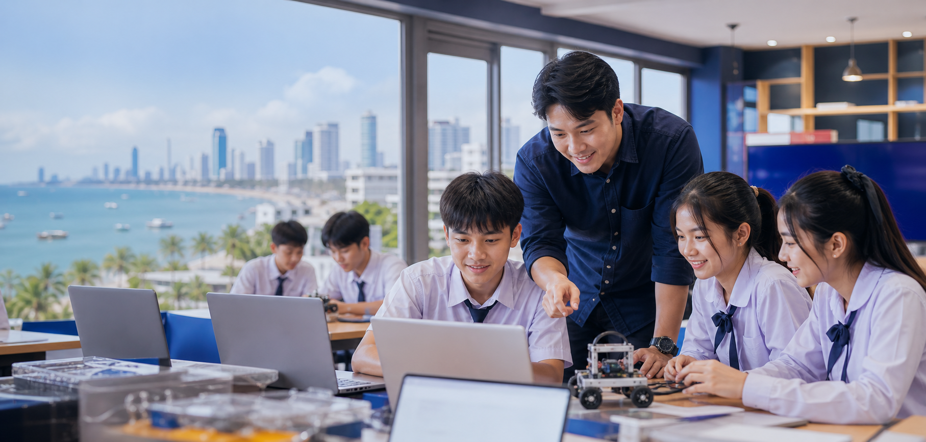 เด็กพัทยาเรียนรู้ Coding และ AI